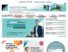 Tablet Screenshot of agefos-pme-antillesguyane.com
